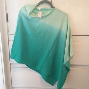 NWT Asymmetrical ombré shawl